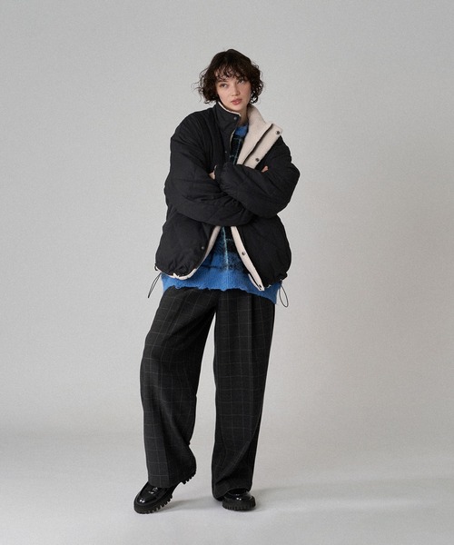 ONCILY（オンシェリー）の「2WAY REVERSIBLE BOA BLOUSON / 2ウェイ