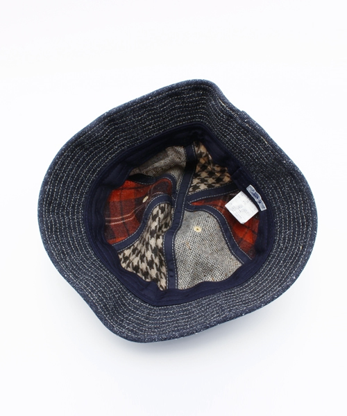 go slow caravan（ゴースローキャラバン）の「LEExGSC MULTI WOOL NEP BELL HAT（ハット・メンズ・ブラウン/ネイビー・FREE）」の5枚目の写真