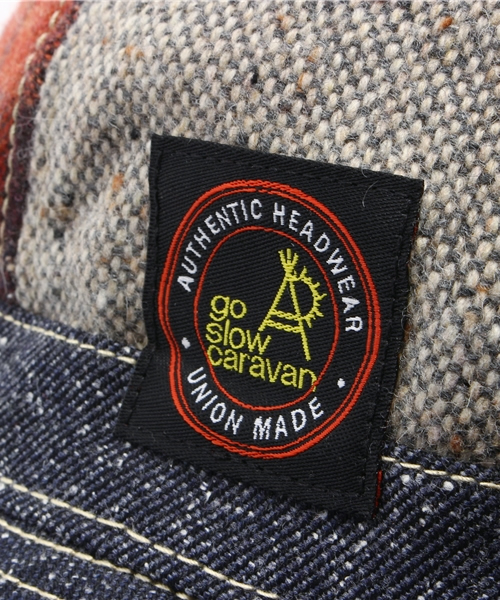 go slow caravan（ゴースローキャラバン）の「LEExGSC MULTI WOOL NEP BELL HAT（ハット・メンズ・ブラウン/ネイビー・FREE）」の8枚目の写真