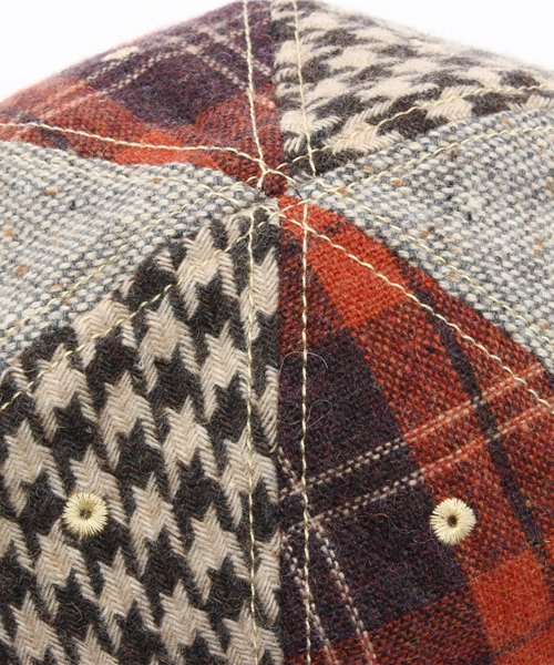 go slow caravan（ゴースローキャラバン）の「LEExGSC MULTI WOOL NEP BELL HAT（ハット・メンズ・ブラウン/ネイビー・FREE）」の9枚目の写真