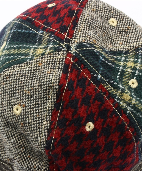 go slow caravan（ゴースローキャラバン）の「LEExGSC MULTI WOOL NEP BELL HAT（ハット・メンズ・ブラウン/ネイビー・FREE）」の10枚目の写真