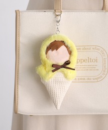 Appel Toi（アペルトワ）の「【10cmぬい推奨サイズ】推し活 ぬいぐるみ ぬい活 ぬい撮り kpopdoll ドール ぬい服 着せ替え 10cmぬい ポンチョ アイス アイスクリーム キーホルダー（その他雑貨）」