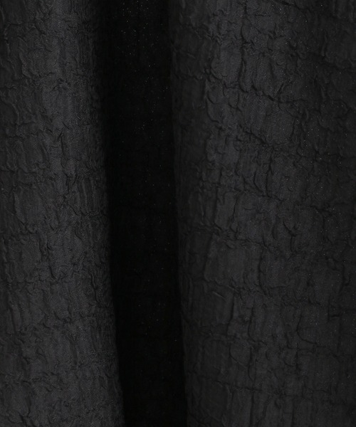 mysty woman（ミスティウーマン）の「ハイネックシャーリングブラウス2  292375（シャツ/ブラウス・レディース・ブラック/アイボリー/グレー・FREE）」の18枚目の写真