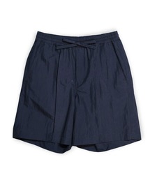 【VOAAOV】 SUPIMA COTTON x NYLON TYPEWRITER Easy Short Pants