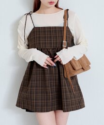 Kastane | 【高評価レビュー/WEB・一部店舗限定】チェックキャミビスチェ(キャミソール)