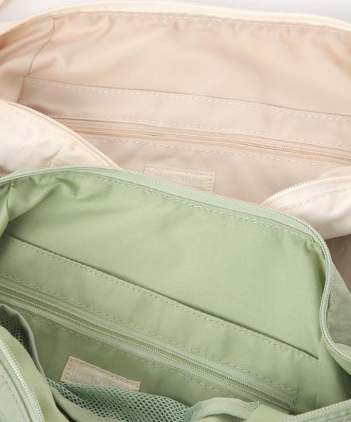 studio CLIP（スタディオクリップ）の「メッシュポケットからだよろこぶショルダー（ショルダーバッグ・レディース・アイボリー/ライトグリーン/ブラック・FREE）」の5枚目の写真