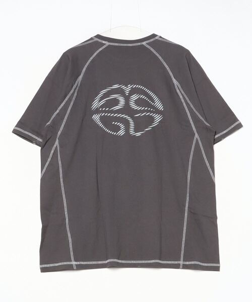 tシャツ 「mahagrid/マハグリッド」 CURVED STITCH TEE/カーブステッチ TEE レディース メンズ mahagrid/マハグリッド』 CURVED STITCH TEE/カーブステッチ TEE