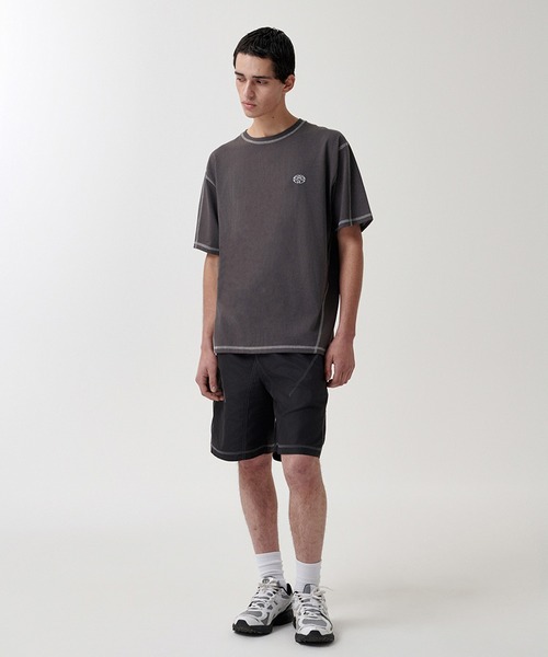 mahagrid/マハグリッド』 CURVED STITCH TEE/カーブステッチ TEE