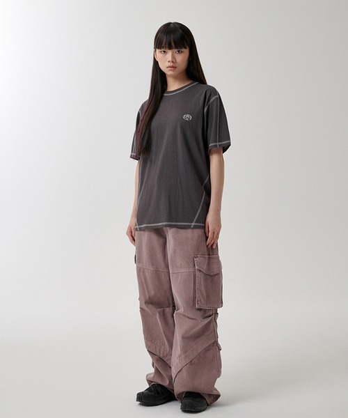 mahagrid/マハグリッド』 CURVED STITCH TEE/カーブステッチ TEE