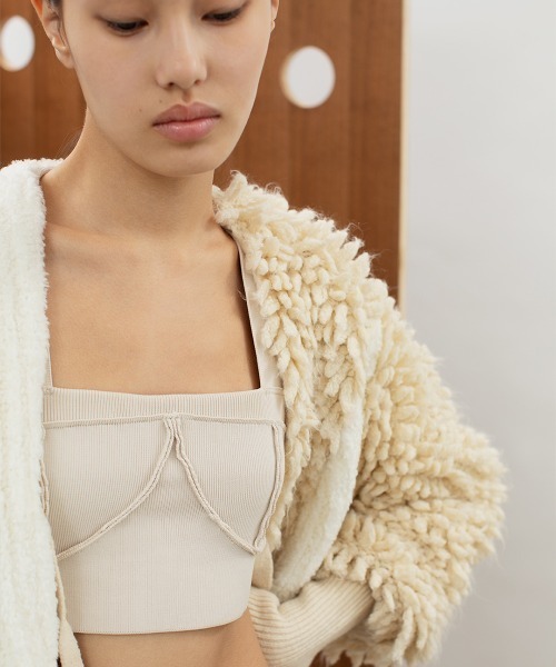 Loop Combination Cardigan