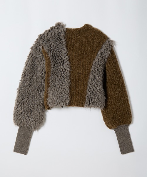 Loop Combination Cardigan