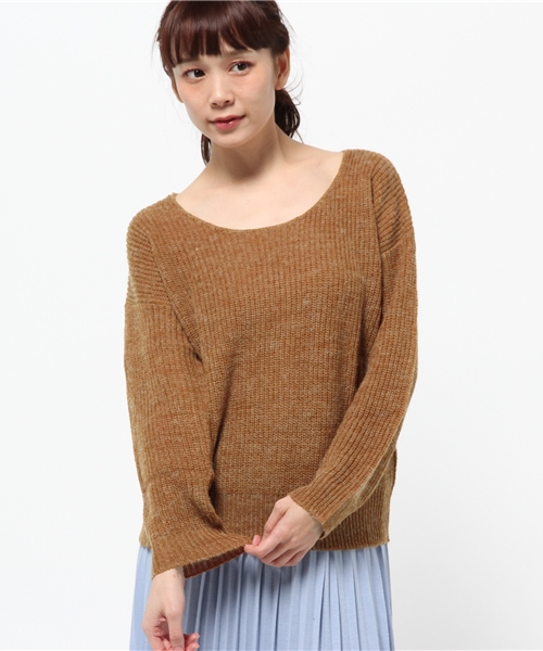 natural stance Libre（ナチュラルスタンスリーブル）の「アルパカ混クルーPO（ニット/セーター・レディース・グレー/ブラウン系その他/ネイビー/ワイン・FREE）」の2枚目の写真