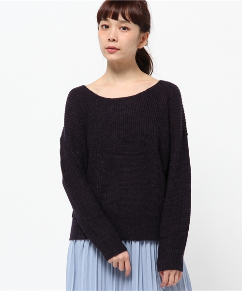 natural stance Libre（ナチュラルスタンスリーブル）の「アルパカ混クルーPO（ニット/セーター・レディース・グレー/ブラウン系その他/ネイビー/ワイン・FREE）」の3枚目の写真