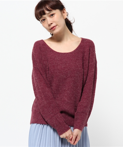 natural stance Libre（ナチュラルスタンスリーブル）の「アルパカ混クルーPO（ニット/セーター・レディース・グレー/ブラウン系その他/ネイビー/ワイン・FREE）」の4枚目の写真