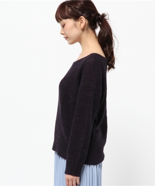 natural stance Libre（ナチュラルスタンスリーブル）の「アルパカ混クルーPO（ニット/セーター・レディース・グレー/ブラウン系その他/ネイビー/ワイン・FREE）」の10枚目の写真