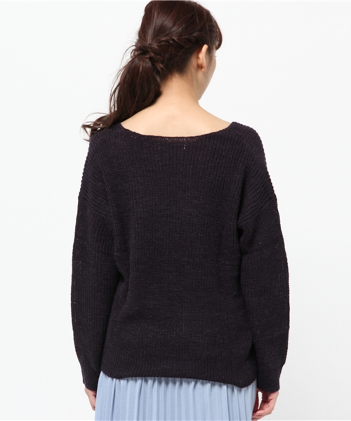 natural stance Libre（ナチュラルスタンスリーブル）の「アルパカ混クルーPO（ニット/セーター・レディース・グレー/ブラウン系その他/ネイビー/ワイン・FREE）」の9枚目の写真