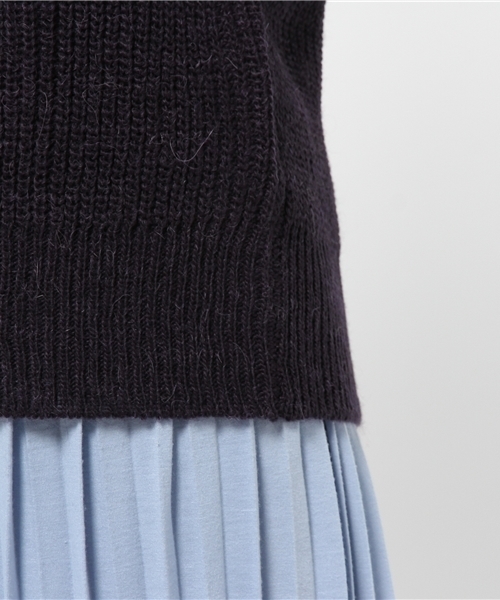natural stance Libre（ナチュラルスタンスリーブル）の「アルパカ混クルーPO（ニット/セーター・レディース・グレー/ブラウン系その他/ネイビー/ワイン・FREE）」の6枚目の写真