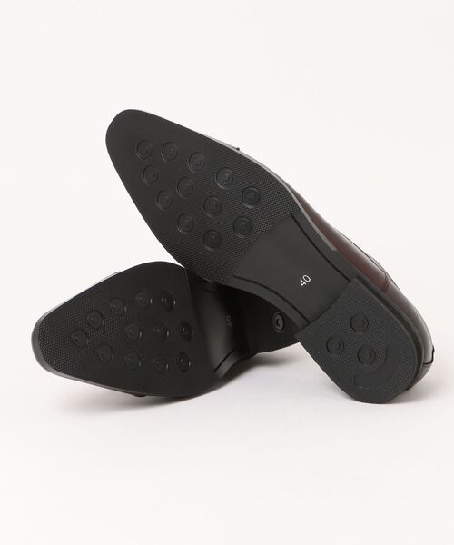 m.f.editorial（エムエフエディトリアル）の「【牛革】m.f.エディトリアル メンズ 内羽根 ストレートチップ ドレスシューズ（ドレスシューズ・メンズ・ブラック/ダークウッド・41/42/43/40）」の4枚目の写真