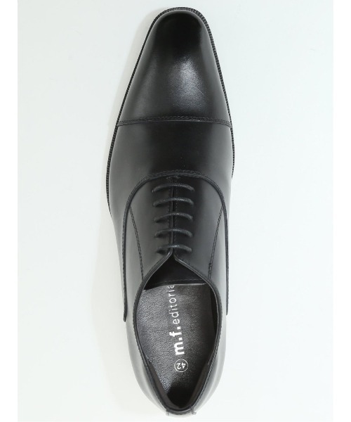 セール】【牛革】m.f.エディトリアル メンズ 内羽根 ストレートチップ