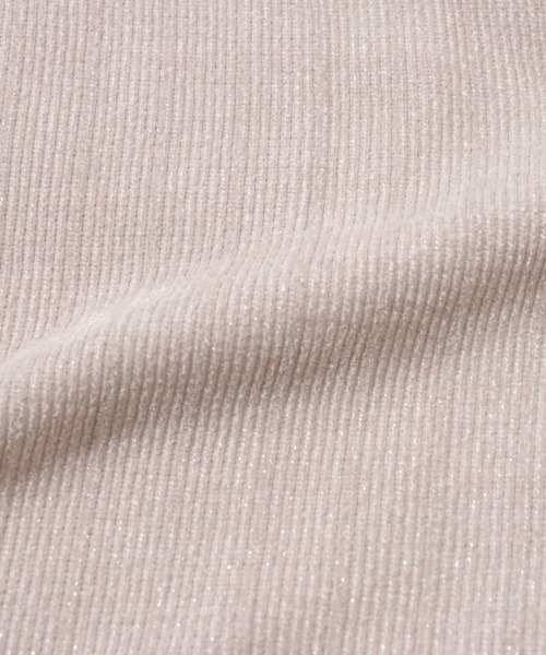 flower（フラワー）の「グリッターコーデュロイジャケット（ノーカラージャケット・レディース・アイボリー/グレー・FREE）」の17枚目の写真
