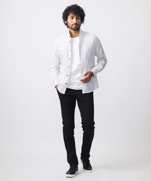 MICHEL KLEIN HOMME (ミッシェルクランオム)の「ブラックデニムパンツ(デニムパンツ・メンズ・ブラック・MEDIUM/LARGE/X-LARGE)」の3枚目の写真