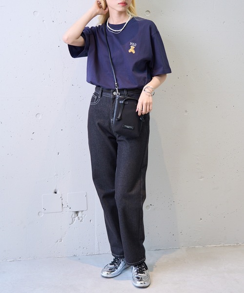 POLO BCS(ポロ ビーシーエス)の「【POLO BCS】ZOZO限定商品 ワンポイントベア Tee(Tシャツ/カットソー・レディース・ホワイト/ピンク/ネイビー/グリーン/ブラック/ダークブラウン・XL/L/M/S/XS)」の20枚目の写真