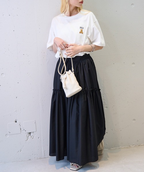 POLO BCS(ポロ ビーシーエス)の「【POLO BCS】ZOZO限定商品 ワンポイントベア Tee(Tシャツ/カットソー・レディース・ホワイト/ピンク/ネイビー/グリーン/ブラック/ダークブラウン・XL/L/M/S/XS)」の10枚目の写真