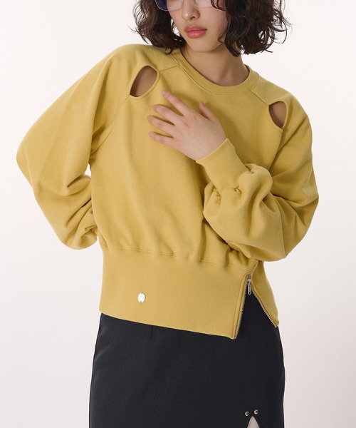 トレーナー スウェット zip slit sweatshirt / ジップスリットスウェット レディース zip slit sweatshirt / ジップスリットスウェット（スウェット