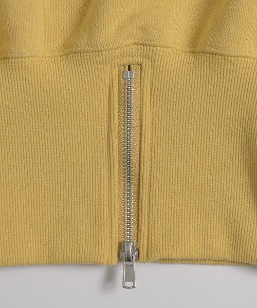 zip slit sweatshirt / ジップスリットスウェット（スウェット