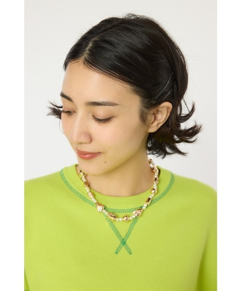 RODEO CROWNS WIDE BOWL（ロデオクラウンズワイドボウル）の「ティアドロップミックスネックレス（ネックレス・レディース・シルバー/ゴールド・FREE）」の6枚目の写真