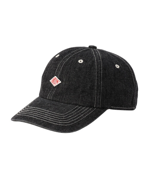 DANTON(ダントン)の「DENIM 6PANEL CAP(キャップ・レディース・インディゴブルー/ブルー系その他/ブラック・F)」の1枚目の写真