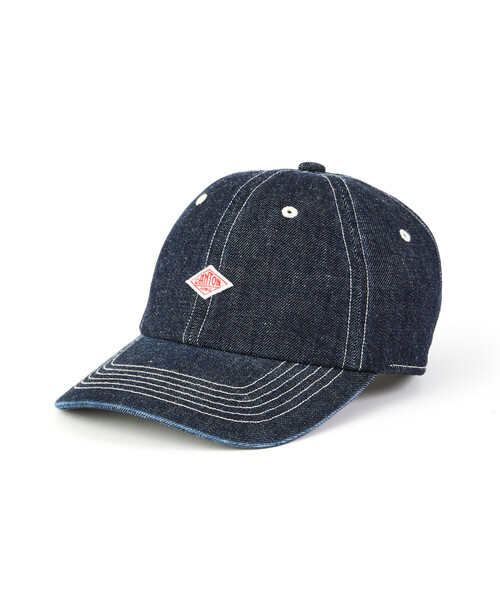 DANTON(ダントン)の「DENIM 6PANEL CAP(キャップ・レディース・インディゴブルー/ブルー系その他/ブラック・F)」の4枚目の写真