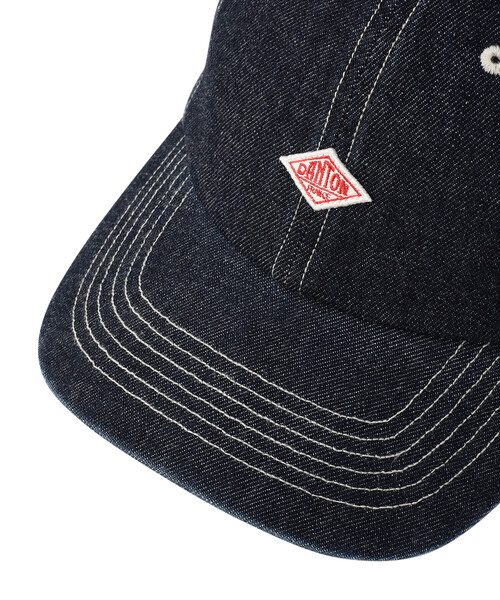 DANTON(ダントン)の「DENIM 6PANEL CAP(キャップ・レディース・インディゴブルー/ブルー系その他/ブラック・F)」の8枚目の写真