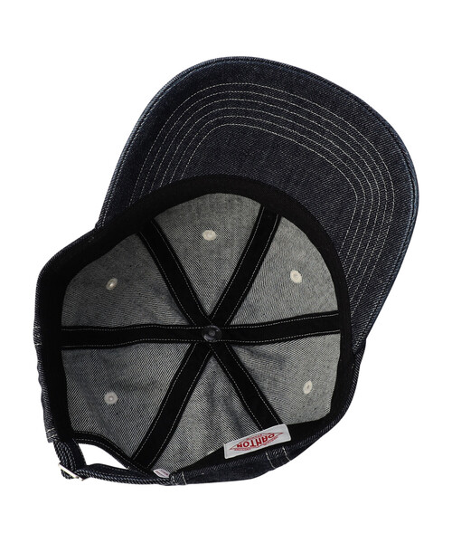 DANTON(ダントン)の「DENIM 6PANEL CAP(キャップ・レディース・インディゴブルー/ブルー系その他/ブラック・F)」の10枚目の写真