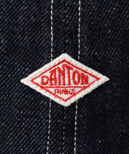 DANTON(ダントン)の「DENIM 6PANEL CAP(キャップ・レディース・インディゴブルー/ブルー系その他/ブラック・F)」の12枚目の写真