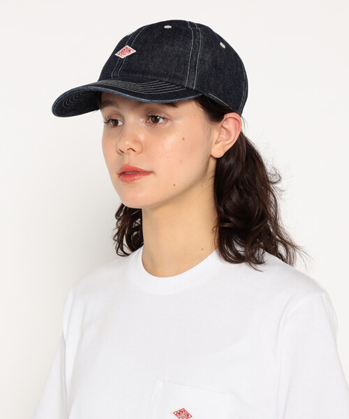 DANTON(ダントン)の「DENIM 6PANEL CAP(キャップ・レディース・インディゴブルー/ブルー系その他/ブラック・F)」の13枚目の写真