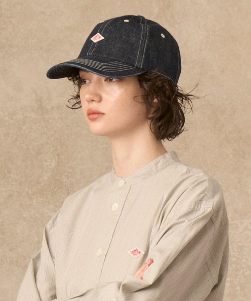 DANTON(ダントン)の「DENIM 6PANEL CAP(キャップ・レディース・インディゴブルー/ブルー系その他/ブラック・F)」の16枚目の写真