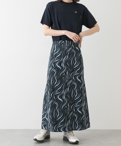 SENSE OF PLACE by URBAN RESEARCH（センスオブプレイスバイアーバンリサーチ）の「マーブルパターンナロースカート（スカート・レディース・パープル系その他/ホワイト系その他/ブルー系その他・SMALL/MEDIUM）」の8枚目の写真