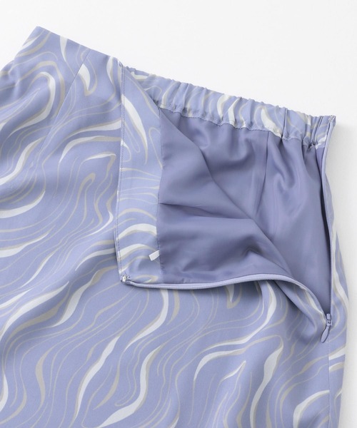SENSE OF PLACE by URBAN RESEARCH（センスオブプレイスバイアーバンリサーチ）の「マーブルパターンナロースカート（スカート・レディース・パープル系その他/ホワイト系その他/ブルー系その他・SMALL/MEDIUM）」の20枚目の写真