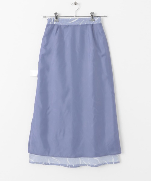 SENSE OF PLACE by URBAN RESEARCH（センスオブプレイスバイアーバンリサーチ）の「マーブルパターンナロースカート（スカート・レディース・パープル系その他/ホワイト系その他/ブルー系その他・SMALL/MEDIUM）」の22枚目の写真