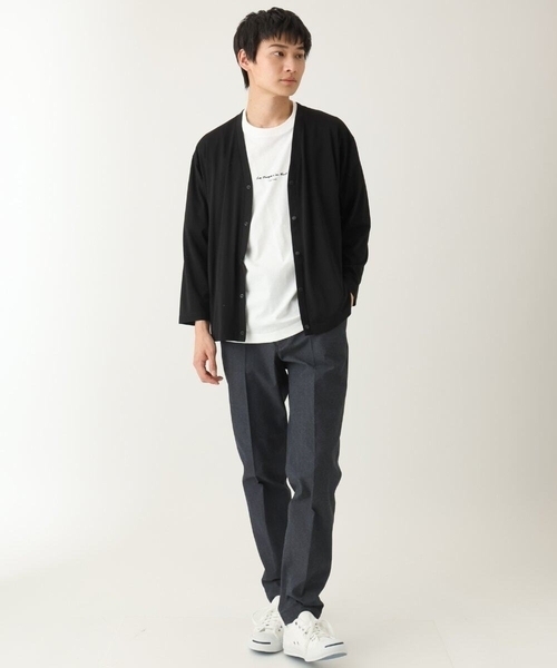 a.v.v（アーヴェヴェ）の「【洗濯機で洗える】スマートストレッチスラックス(スマートシリーズ）（その他パンツ・メンズ・ブラック/ネイビー・44/50/48/46）」の3枚目の写真