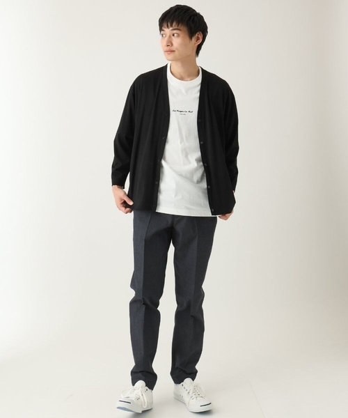 a.v.v（アーヴェヴェ）の「【洗濯機で洗える】スマートストレッチスラックス(スマートシリーズ）（その他パンツ・メンズ・ブラック/ネイビー・44/50/48/46）」の4枚目の写真