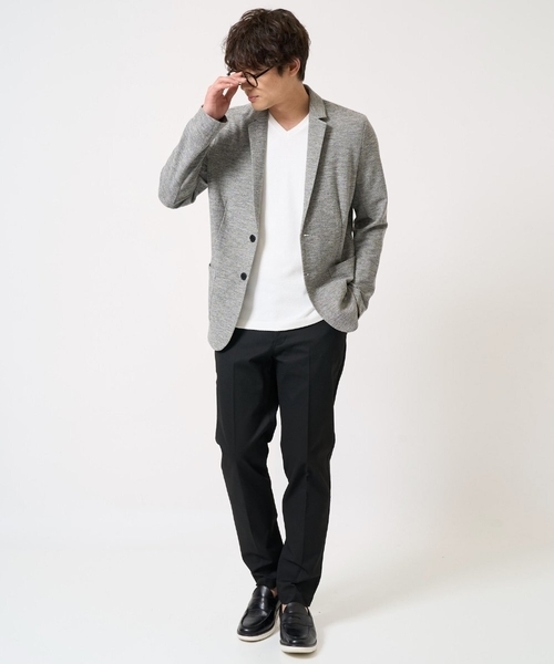 a.v.v（アーヴェヴェ）の「【洗濯機で洗える】スマートストレッチスラックス(スマートシリーズ）（その他パンツ・メンズ・ブラック/ネイビー・44/50/48/46）」の9枚目の写真