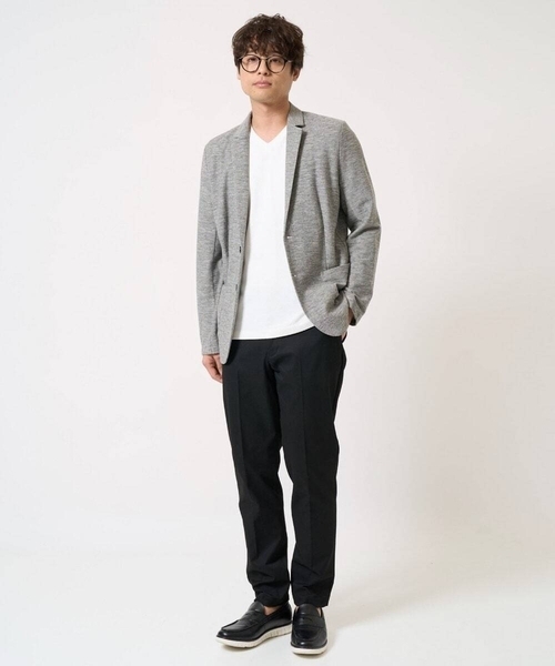 a.v.v（アーヴェヴェ）の「【洗濯機で洗える】スマートストレッチスラックス(スマートシリーズ）（その他パンツ・メンズ・ブラック/ネイビー・44/50/48/46）」の10枚目の写真