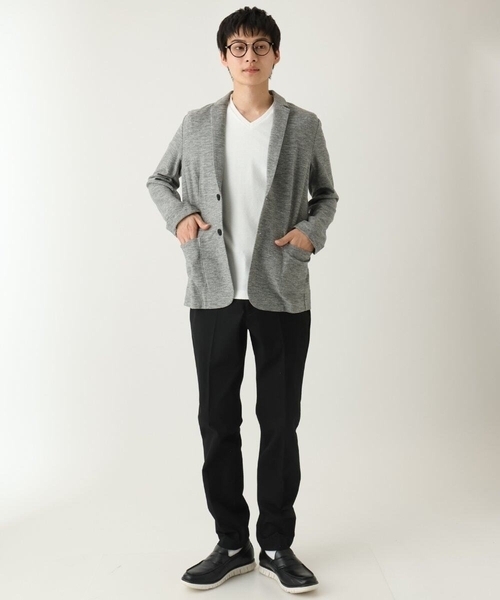 a.v.v（アーヴェヴェ）の「【洗濯機で洗える】スマートストレッチスラックス(スマートシリーズ）（その他パンツ・メンズ・ブラック/ネイビー・44/50/48/46）」の12枚目の写真