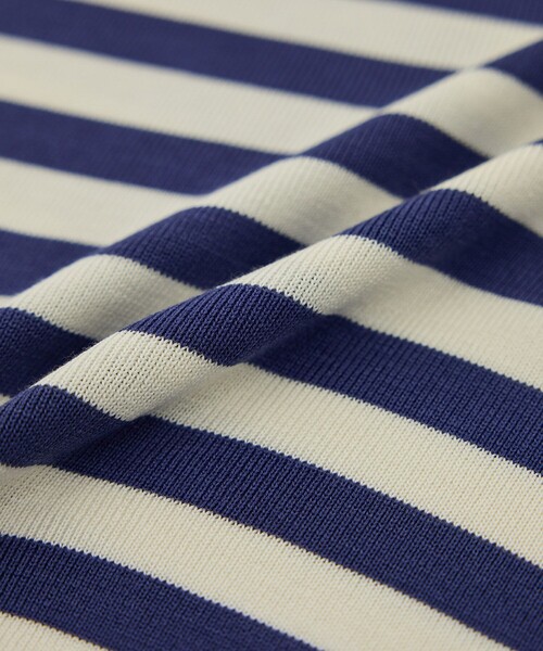 ROPE'(ロペ)の「【洗える】ウォッシャブルシルク 総針ボーダープルオーバー(Tシャツ/カットソー・レディース・ブラック系その他/ブルー系その他4・FREE)」の20枚目の写真