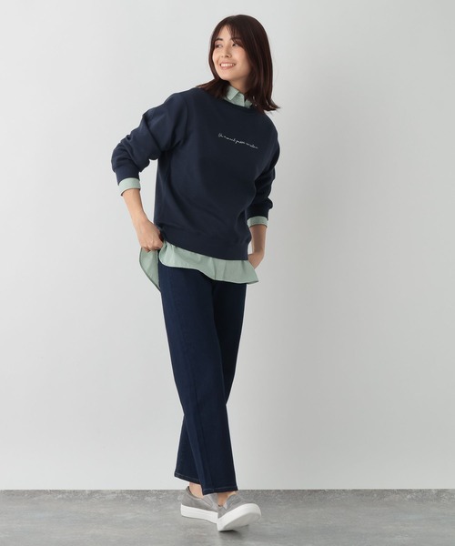 FOUND GOOD(ファウンドグッド)の「ポンチロゴシシュウPOLS(その他トップス・レディース・ブルー系2/ホワイト系5/ネイビー/ベージュ・L/M/S)」の8枚目の写真