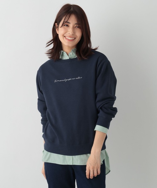 FOUND GOOD(ファウンドグッド)の「ポンチロゴシシュウPOLS(その他トップス・レディース・ブルー系2/ホワイト系5/ネイビー/ベージュ・L/M/S)」の10枚目の写真