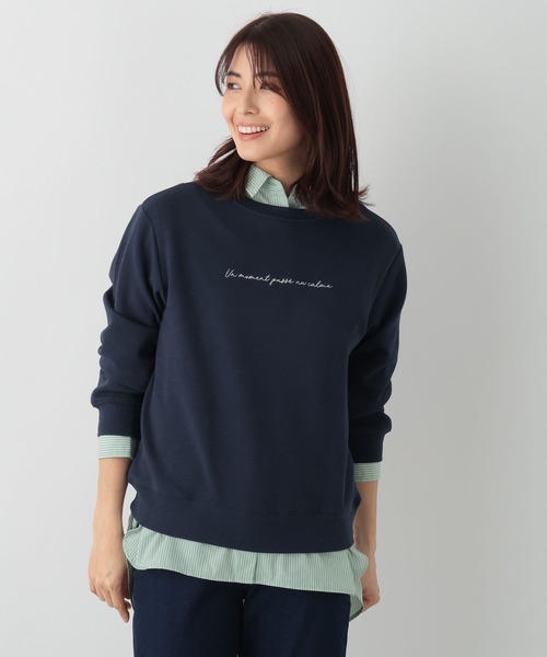 FOUND GOOD(ファウンドグッド)の「ポンチロゴシシュウPOLS(その他トップス・レディース・ブルー系2/ホワイト系5/ネイビー/ベージュ・L/M/S)」の11枚目の写真