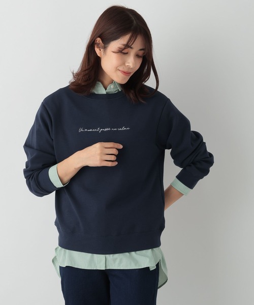 FOUND GOOD(ファウンドグッド)の「ポンチロゴシシュウPOLS(その他トップス・レディース・ブルー系2/ホワイト系5/ネイビー/ベージュ・L/M/S)」の12枚目の写真